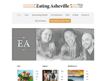 Tablet Screenshot of eatingasheville.com